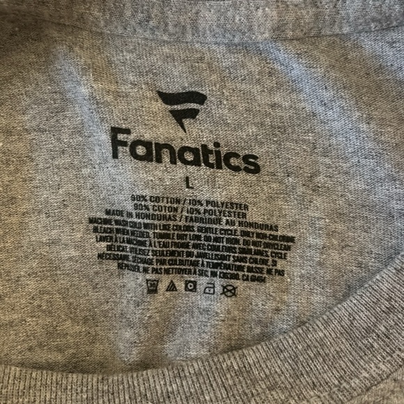 Green Bay Packers Fanatics Gray T-shirt size L - Picture 4 of 4